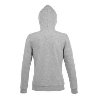 Sudadera deportiva mujer con capucha y cremallera personalizada